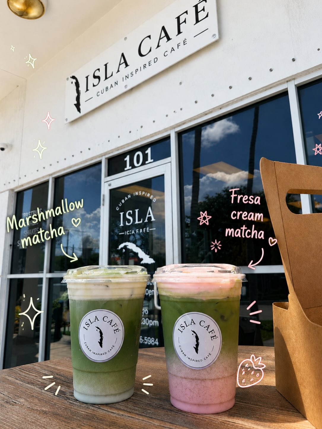 Summer just got sweeter 🍓🍵

Meet our two newest matchas:
🍓 Fresa Cream Matcha
🤍 Marshmallow Matcha

A friendly note,